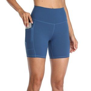 Colorful Koala 6″ Brushed Shorts w/ Pockets - Blue